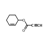 CAS 登录号：130190-00-0， 2-环己烯-1-基丙炔酸酯