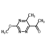 CAS 登录号：130230-57-8， 1-(3-甲氧基-5-甲基-1,2,4-三嗪-6-基)乙酮