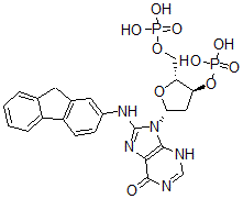 CAS#: 130281-89-9, [(2R,3S,5R)-5-[8-(9H-Fluoren-2-Ylamino)-6-Oxo-3H-Purin-9-Yl]-2-(Phosphonooxymethyl)Oxolan-3-Yl] Dihydrogen Phosphate