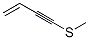 CAS 登录号：13030-50-7， 1-甲硫基-3-丁烯-1-炔