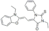 CAS#: 13033-91-5, 3-Ethyl-5-[(3-Ethylbenzoxazol-2(3H)-Ylidene)Ethylidene]-1-Phenyl-2-Thioxoimidazolidin-4-One