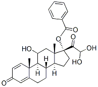 CAS#: 130399-79-0, [(8S,9S,10R,13S,14S,17R)-17-(2,2-Dihydroxyacetyl)-11-Hydroxy-10,13-Dimethyl-3-Oxo-7,8,9,11,12,14,15,16-Octahydro-6H-Cyclopenta[a]Phenanthren-17-Yl] Benzoate