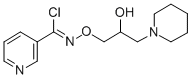 CAS 登录号：130493-03-7， N-(2-羟基-3-哌啶-1-基丙氧基)吡啶-3-甲醛肟氯化物