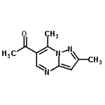 CAS 登录号：130506-85-3， 1-(2,7-二甲基吡唑并[1,5-a]嘧啶-6-基)乙酮