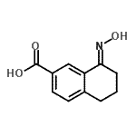 CAS#: 130532-67-1, (8E)-8-(Hydroxyimino)-5,6,7,8-Tetrahydro-2-Naphthalenecarboxylic Acid