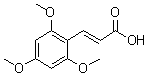CAS 登录号：13063-09-7， (2E)-3-(2,4,6-三甲氧基苯基)丙烯酸