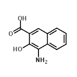 CAS 登录号：13065-86-6， 4-氨基-3-羟基-2-萘甲酸
