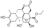 CAS#: 130705-31-6, (11beta,12alpha)-13,20-Epoxy-3,11,12-Trihydroxy-2,16-Dioxo-Picras-3-En-21-Oic Acid Ethyl Ester