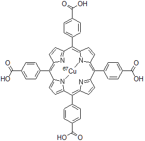 CAS 登录号：130726-41-9， 5,10,15,20-四(4-羧基苯基)卟啉铜(II)