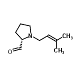 CAS#: 130823-66-4, (2S)-1-(3-Methyl-2-Buten-1-Yl)-2-Pyrrolidinecarbaldehyde