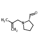 CAS 登录号：130823-69-7， (2S)-1-(2-甲基-2-丙烯-1-基)-2-吡咯烷甲醛