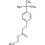 CAS#: 130872-28-5, Ethyl 3-[4-(2-Methyl-2-Propanyl)Phenyl]Propanoate