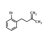 CAS 登录号：130955-17-8， 1-溴-2-(3-甲基-3-丁烯-1-基)苯