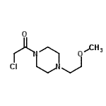 CAS 登录号：131028-05-2， 2-氯-1-[4-(2-甲氧基乙基)-1-哌嗪基]乙酮