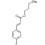 CAS 登录号：131061-12-6， 丁基(2E)-3-(4-氟苯基)丙烯酸酯