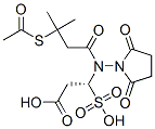 CAS#: 131068-49-0, (3R)-3-[(3-Acetylsulfanyl-3-Methylbutanoyl)-(2,5-Dioxopyrrolidin-1-Yl)Amino]-3-Sulfopropanoic Acid