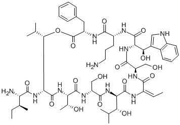 CAS 登录号：131086-52-7， Janthinocin A