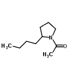 CAS 登录号：131119-50-1， 1-(2-丁基-1-吡咯烷基)乙酮