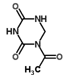 CAS 登录号：131148-35-1， 1-乙酰基-1,3,5-三嗪烷-2,4-二酮