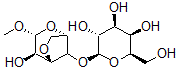 CAS 登录号：131216-94-9， (2S,3R,4S,5R,6R)-2-[[(1S,2R,3R,5S)-2-羟基-3-甲氧基-4,7-二氧杂双环[3.2.1]辛烷-8-基]氧基]-6-(羟基甲基)四氢吡喃-3,4,5-三醇