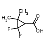 CAS#: 131262-35-6, 2,2-Difluoro-3,3-Dimethylcyclopropanecarboxylic Acid