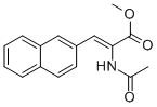 CAS 登录号：131305-19-6， (2Z)-2-(乙酰氨基)-3-(2-萘基)-2-丙烯酸甲酯