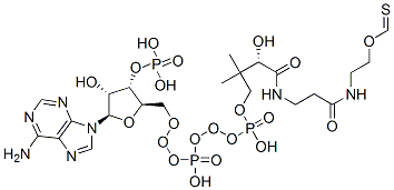 CAS#: 13131-49-2, S-[2-[3-[[4-[[[(2R,3S,4R,5R)-5-(6-Aminopurin-9-Yl)-4-Hydroxy-3-Phosphonooxyoxolan-2-Yl]Methoxy-Hydroxyphosphoryl]Oxy-Hydroxyphosphoryl]Oxy-2-Hydroxy-3,3-Dimethylbutanoyl]Amino]Propanoylamino]Ethyl] Methanethioate