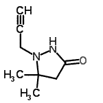 CAS#: 131391-07-6, 5,5-Dimethyl-1-(2-Propyn-1-Yl)-3-Pyrazolidinone