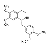 CAS#: 13140-24-4, 1-(3,4-Dimethoxybenzyl)-6,7-Dimethoxy-1,2,3,4-Tetrahydroisoquinoline