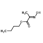 CAS 登录号：131401-47-3， 丁基(2E)-2-(羟基亚胺)丙酸酯
