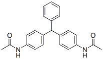CAS 登录号：13145-01-2， N,N'-[(苯基亚甲基)二-4,1-亚苯基]二(乙酰胺)