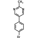 CAS#: 131548-21-5, 5-(4-Bromophenyl)-2-Methylpyrimidine