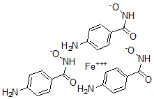 CAS 登录号：131612-27-6， 铁(3+)-4-氨基苯基氧肟酸络合物