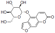CAS 登录号：131623-13-7， 4-[(2S,3R,4S,5S,6R)-3,4,5-三羟基-6-(羟基甲基)四氢吡喃-2-基]氧基呋喃并[3,2-g]苯并吡喃-7-酮