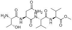 CAS 登录号：131696-94-1， N-[N-(N2-L-苏氨酰-L-天冬氨酰胺酰)-L-缬氨酰]-L-缬氨酸甲酯