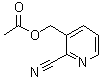 CAS 登录号：131747-36-9， (2-氰基-3-吡啶基)甲基乙酸酯