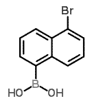 CAS 登录号：131838-19-2， (5-溴-1-萘基)硼酸