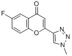 CAS 登录号：131924-42-0， 6-氟-2-(1-甲基三唑-4-基)苯并吡喃-4-酮