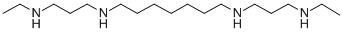 CAS 登录号：132004-62-7， N,N'-二(3-乙基氨基丙基)庚烷-1,7-二胺