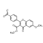 CAS#: 132018-13-4, Methyl 6-Methoxy-2-(4-Nitrophenyl)-4-Oxo-4H-Chromene-3-Carboxylate