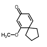 CAS 登录号：13204-59-6， 6-甲氧基螺[4.5]癸-6,9-二烯-8-酮