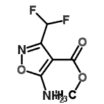 CAS 登录号：132066-24-1， 甲基5-氨基-3-(二氟甲基)-1,2-恶唑-4-羧酸酯