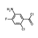 CAS 登录号：132070-04-3， 5-氨基-2-氯-4-氟苯甲酰氯