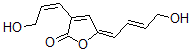 CAS 登录号：132074-82-9， (5E)-5-[(E)-4-羟基丁-2-烯亚基]-3-[(Z)-3-羟基丙-1-烯基]呋喃-2-酮