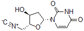 CAS 登录号：132125-31-6， 1-[(2R,4S,5R)-4-羟基-5-(异氰基甲基)四氢呋喃-2-基]嘧啶-2,4-二酮