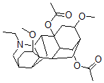 CAS#: 132160-38-4, (1alpha,14alpha,16beta)-20-Ethyl-1,16-Dimethoxy-Aconitane-8,14-Diol Diacetate (Ester)