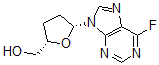 CAS 登录号：132194-24-2， [(2S,5R)-5-(6-氟嘌呤-9-基)四氢呋喃-2-基]甲醇