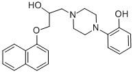 CAS#: 132194-30-0, 2-[4-(2-Hydroxy-3-Naphthalen-1-Yloxypropyl)Piperazin-1-Yl]Phenol