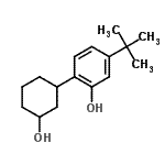 CAS 登录号：132296-16-3， 2-(3-羟基环己基)-5-(2-甲基-2-丙基)苯酚