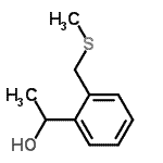 CAS#: 132310-54-4, 1-{2-[(Methylsulfanyl)Methyl]Phenyl}Ethanol